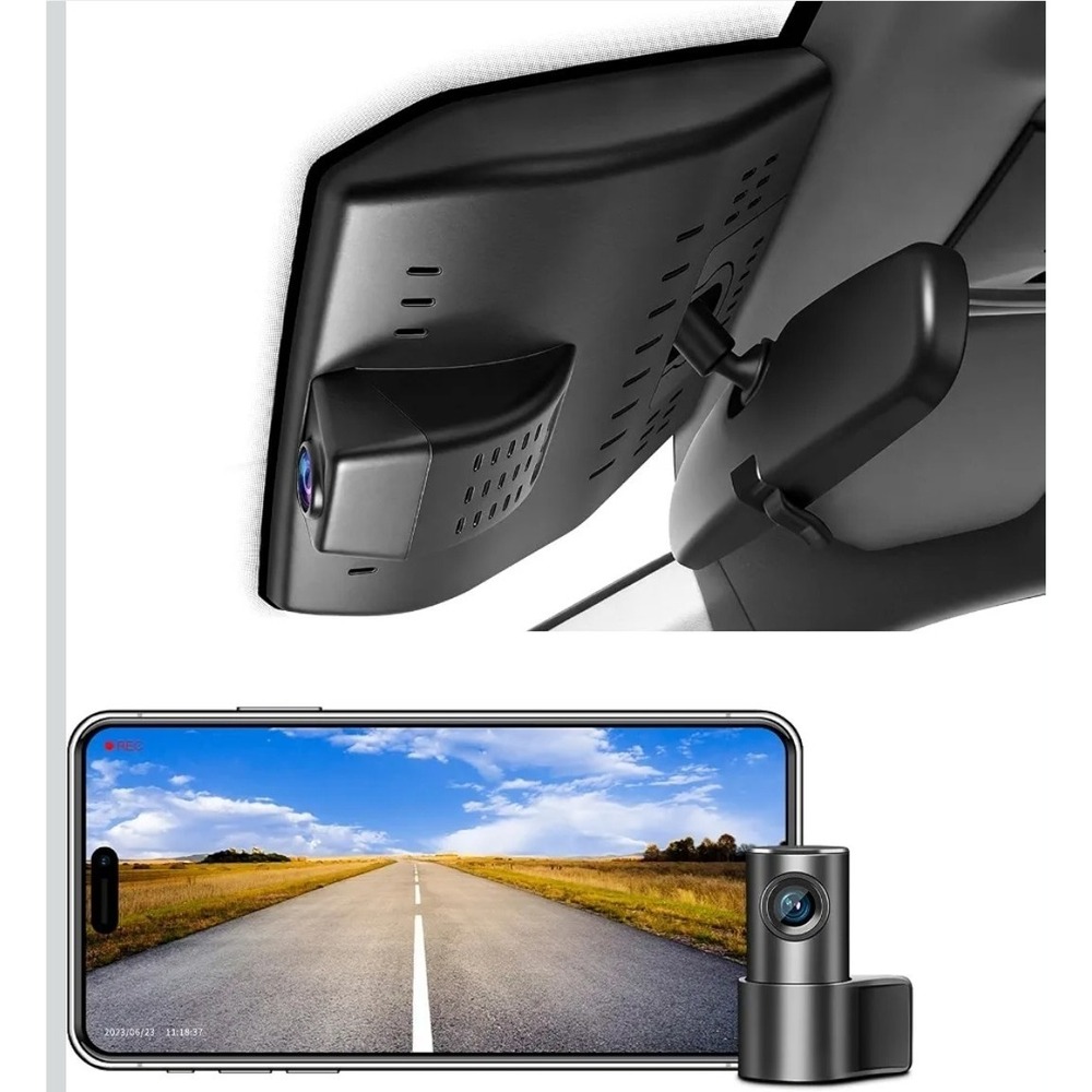 Mangoal 4K Front 1080P Rear Dash Cam for Toyota Prius 2023-2026 OEM Look UHD
